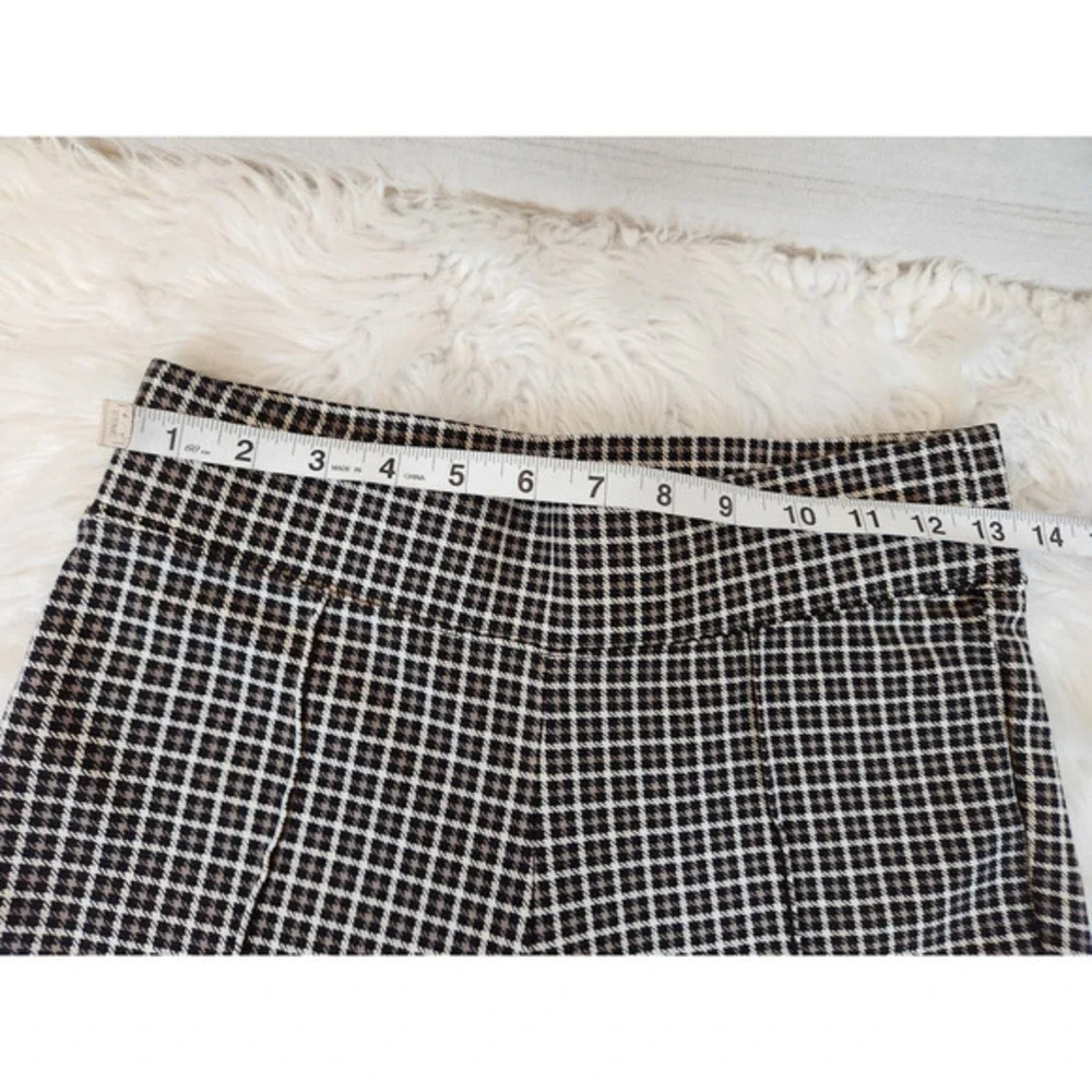 Old Navy Women's Multicolor Check Stevie High Rise Cropped Trousers Pants Size S